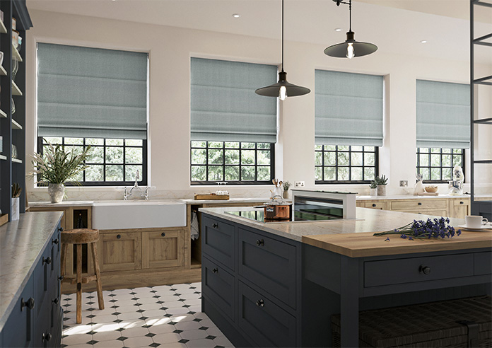 Soft Chevron, Urban Grey - Twist&Fit Roman Blind - Image 6